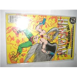 1985 JUNE #2 DC COMICS *HAWKMAN-SHADOW WAR* BOOK VALUE $15.00+!! COMIC CAME OUT OF SAFE!!