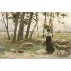 K. Spányi Béla (Pest, 1852 - Budapest, 1914) Hazafelé…