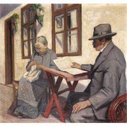 Tipary Dezs? (Horváti, 1887 - 1974) Vasárnap délután…