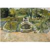 Image 1 : Scheiber Hugó (Budapest, 1873 - Budapest, 1950) Kastélypark szök?kúttal…
