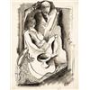 Image 1 : Kádár Béla (Budapest, 1877 - Budapest, 1956) Fiatal pár asztalnál…