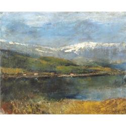Mednyánszky László báró (Beckó, 1852 - Bécs, 1919) Tátrai táj…