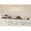 Image 1 : Mednyánszky László báró (Beckó, 1852 - Bécs, 1919) Tanya télen…