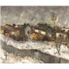 Image 1 : Bornemisza László (Tiszadad, 1916 - ) Téli falu…
