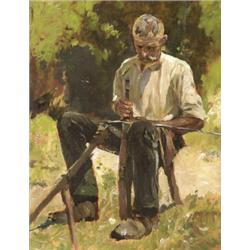 Csánky Dénes (Budapest, 1885 - Sao Paolo, 1972) "Kaszaverés"…