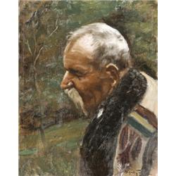 Pólya Tibor (Szolnok, 1886 - Szolnok, 1937) Öreg juhász…
