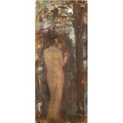 Ferenczy Károly (Bécs, 1862 - Budapest, 1917) Éva (vázlat)…