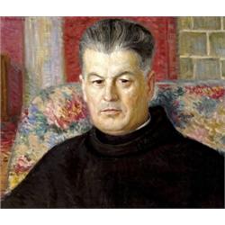 Boldizsár István (Orosháza, 1897 - Budapest, 1984) Korom Pál nagybányai ciszter pap portréja…