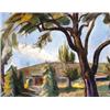Image 1 : Márffy Ödön (Budapest, 1878 - Budapest, 1959) Domboldal fákkal…