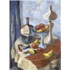Image 1 : Perlrott - Csaba Vilmos (Békéscsaba, 1880 - Budapest, 1955) Csendélet gyümölcsökkel…