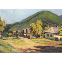Klein József (Cserm?, 1896 - Auschwitz, 1945) Nagybányai házak, 1922…
