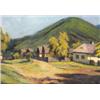 Image 1 : Klein József (Cserm?, 1896 - Auschwitz, 1945) Nagybányai házak, 1922…