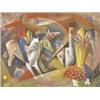 Image 1 : Kádár Béla (Budapest, 1877 - Budapest, 1956) Falusi jelenet…