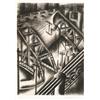 Image 1 : Gross - Bettelheim Jolán (Nyitra, 1900 - Budapest, 1972) Hidak a Cuyahogu folyón, 1932…
