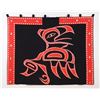 Image 1 : Northwest Coast Button Dance Robe with Raven Design 43"x 53"  Good Condition