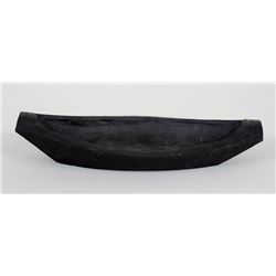 Beau Dick Carved Bowl - Signed 11" L. 5 3/4" W.  Good Condition