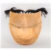 Image 2 : Cannibal Mask Carved Alder by Lorrie Panbrun 12 1/2" H. 11 3/4" W.  Good Condition