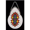 Image 2 : Plains Beaded Hand Sewn Purse with Different Geometric Design On Each Side ca. 1900 - Whitecap Dakot