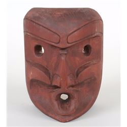 Henry Hunt Wild Man Mask Carved in 1953, Two Years After Potlatch Ban Lifted, For RCMP Constable Rob
