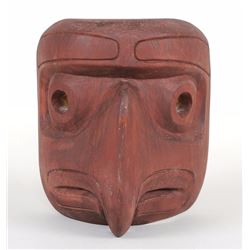 Henry Hunt Eagle Mask Carved in 1953 For RCMP Constable Robert Montgomery - Signed and Identified 7 