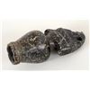 Image 1 : Ojibway Steatite Pipe (Micmac Pipe) From Manitoba 4" L. 1 5/8" W.  Good Condition
