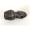 Image 2 : Early Steatite Micmac Pipe From Winnipeg, Manitoba 2 1/8" L.  Good Condition