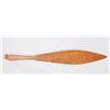 Image 2 : 19TH C. Tlingit Dance Paddle with Painted Design On One Side and Carved Design On the Other 35 1/2" 