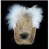 Image 2 : Simon Charlie Carved Portrait Mask Signed Simon Charlie 1980  10" H. 5 3/4" W.  Good Condition