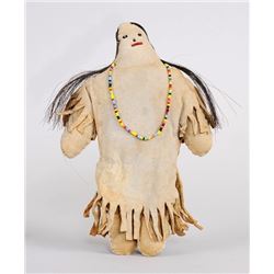 Sioux Beaded Doll 8" H. 4 1/2" W.  Good Condition