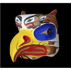 Kwakwaka'wakw Eagle Mask 17" L. 10" W.  As Is