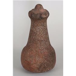 Figural Stone Maul 8 1/4" L. - Phil Thiemer Collection