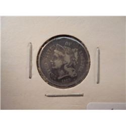 1866 THREE CENT PIECE (NICKEL)