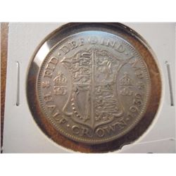 1932 GREAT BRITAIN SILVER HALF CROWN