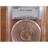 Image 1 : 1956 SILVER ROOSEVELT DIME PCGS MS66