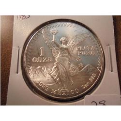 1983 MEXICO SILVER 1OZ. LIBERTAD UNC