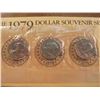 Image 1 : 1979  P/D/S SBA DOLLAR SOUVENIR SET ORIGINAL US MINT PACKAGING