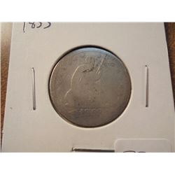 1853 SEATED LIBERTY QUARTER
