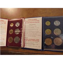 1970 & 1971 ISRAEL JERUSALEM SPECIMEN SETS ORIGINAL MINT PACKAGING