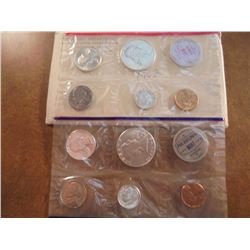 1962 SILVER US MINT SET (UNC) P/D (WITH ENVELOPE)