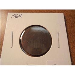 1864 US TWO CENT PIECE