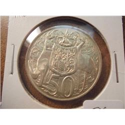 1966 AUSTRALIA SILVER 50 CENTS