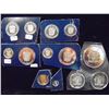 Image 1 : 13 ASSORTED PROOF COINS 10 FROM PANAMA & 3 FROM JAMAICA.