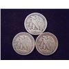 Image 2 : 1942, 1943-S & 1944-S WALKING LIBERTY HALF DOLLARS