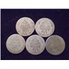 Image 2 : 5 ASSORTED 1890'S SEATED LIBERTY DIMES