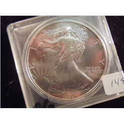 1990 AMERICAN SILVER EAGLE UNC