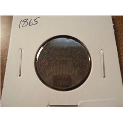 1865 US TWO CENT PIECE