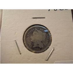 1865 THREE CENT PIECE (NICKEL)