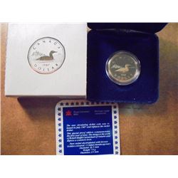 1987 CANADA SPECIAL PROOF EDITION LOON DOLLAR ORIGINAL ROYAL CANADIAN MINT PACKAGING