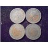 Image 2 : 1881-H,82-H,86 & 90-H CANADA LARGE CENT
