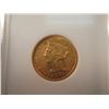 Image 3 : 1893-CC GOLD $5 HALF EAGLE LIBERTY HEAD NAS MS63, 2015 REDBOOK RETAIL IS $7500.00